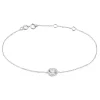 Histoire d'Or Bracelet Rufina Or Blanc Oxyde De Zirconium