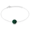 Bracelet Saül Argent Blanc Malachite-Histoire d'Or Discount