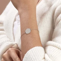 Histoire d'Or Bracelet Salematou Argent Blanc