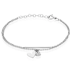 Bracelet Salli Argent Blanc Oxyde De Zirconium-Histoire d'Or Clearance