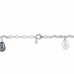 Histoire d'Or Bracelet Salomee Argent Blanc Perle De Culture
