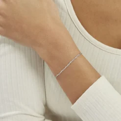 Bracelet Saman Argent Blanc-Histoire d'Or Hot