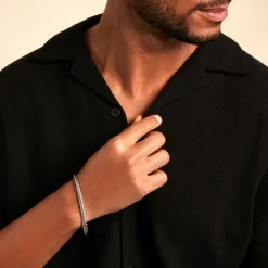 Histoire d'Or Bracelet Sango Acier Blanc