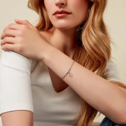 Histoire d'Or Bracelet Satheen Argent Blanc Oxyde De Zirconium