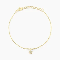 Histoire d'Or Bracelet Saya Argent Jaune Oxyde De Zirconium