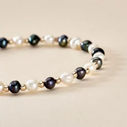 Histoire d'Or Bracelet Selsabile Or Jaune Perle De Culture