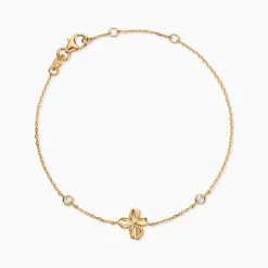 Bracelet Selva Plaqué Or Jaune Oxyde De Zirconium-Histoire d'Or Discount