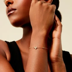 Bracelet Selva Plaqué Or Jaune Oxyde De Zirconium-Histoire d'Or Discount