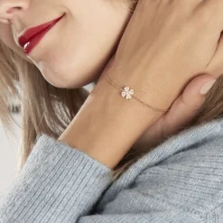 Histoire d'Or Bracelet Sendai Plaqué Or Jaune Oxyde De Zirconium