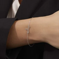 Histoire d'Or Bracelet Sevinc Argent Blanc