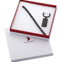 JOURDAN Bracelet Sheron Acier Noir