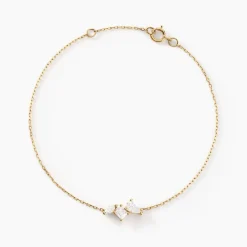 Histoire d'Or Bracelet Shiny Garden Or Jaune Oxyde De Zirconium