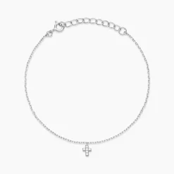 Bracelet Siem Argent Blanc Oxyde De Zirconium-Histoire d'Or