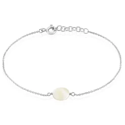 Histoire d'Or Bracelet Sirene Argent Blanc Nacre