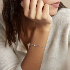 Bracelet Sixties Argent Blanc-Histoire d'Or Sale