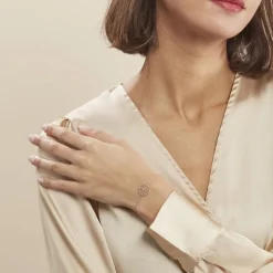 Histoire d'Or Bracelet Slorane Argent Rose