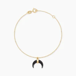 Histoire d'Or Bracelet Solange Or Jaune Onyx