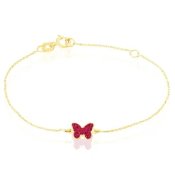 Bracelet Solena Papillon Or Jaune-Histoire d'Or New