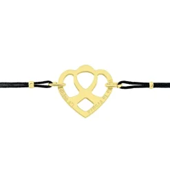 Bracelet Solidaire Lutte Contre Le Cancer Laiton Doré-Histoire d'Or Outlet