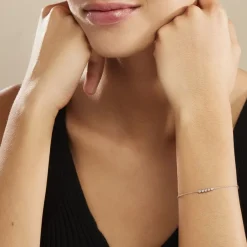 Bracelet Soukamba Argent Blanc-Histoire d'Or Clearance