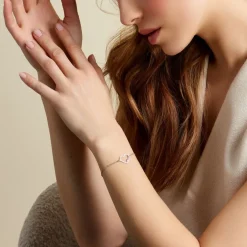 Histoire d'Or Bracelet Soumia Argent Blanc