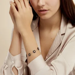 Bracelet Suzanne Argent Blanc Céramique Et Oxyde De Zirconium-Histoire d'Or Outlet