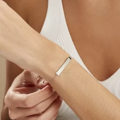 Histoire d'Or Bracelet Suzeanne Argent Blanc Oxyde De Zirconium