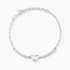 Bracelet Syliana Argent Blanc Oxyde De Zirconium-Histoire d'Or Best