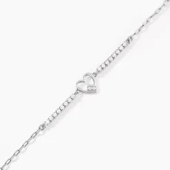 Bracelet Syliana Argent Blanc Oxyde De Zirconium-Histoire d'Or Best