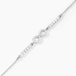 Bracelet Syliana Argent Blanc Oxyde De Zirconium-Histoire d'Or Clearance