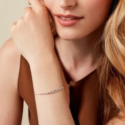 Bracelet Syliana Argent Blanc Oxyde De Zirconium-Histoire d'Or Clearance