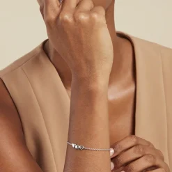 Histoire d'Or Bracelet Te Amo Argent Blanc