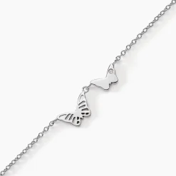 Histoire d'Or Bracelet Thecla Argent Blanc Oxyde De Zirconium