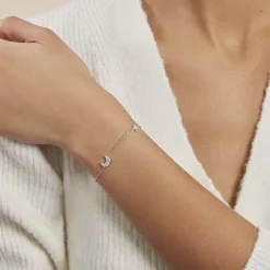 Histoire d'Or Bracelet Theoline Argent Blanc Oxyde De Zirconium