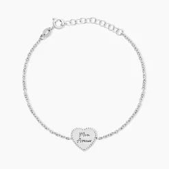 Bracelet Tiffen Argent Blanc-Histoire d'Or Clearance