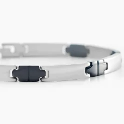 Bracelet Tim Acier Blanc-Histoire d'Or