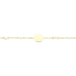 Histoire d'Or Bracelet Tiny Pearls Or Jaune Perle De Culture
