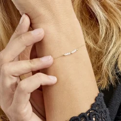 Bracelet Tova Or Jaune Perle-Histoire d'Or Online