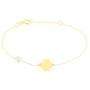 Bracelet Trefle Or Jaune Perle De Culture-Histoire d'Or Discount