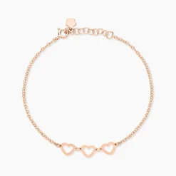 Histoire d'Or Bracelet Trinity Argent Rose