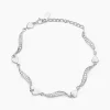Bracelet Tulin Argent Blanc Oxyde De Zirconium-Histoire d'Or Sale