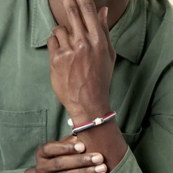 JOURDAN Bracelet Tyffany Acier Blanc