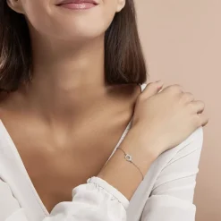 Histoire d'Or Bracelet Vaea Argent Blanc