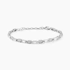 Histoire d'Or Bracelet Versailles Argent Blanc Oxyde De Zirconium