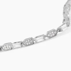 Histoire d'Or Bracelet Versailles Argent Blanc Oxyde De Zirconium