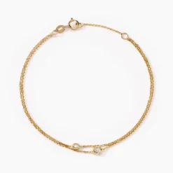 Histoire d'Or Bracelet Virguinia Or Jaune Oxyde De Zirconium