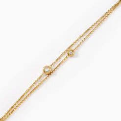 Histoire d'Or Bracelet Virguinia Or Jaune Oxyde De Zirconium