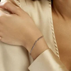 Histoire d'Or Bracelet Vivian Argent Blanc