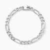 Bracelet Vivian Maille Alternee 1/3 Argent Blanc-Histoire d'Or Best