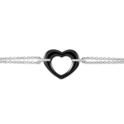 Bracelet Vivianne Argent Blanc Oxyde De Zirconium Et Céramique-Histoire d'Or Clearance